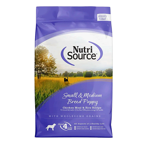 Alimento Super Premium Nutri Source Cachorro Razas Pequeñas y Medianas 5 libras (2.26kg)