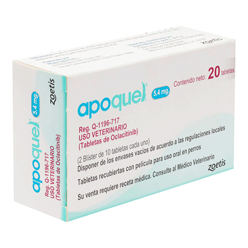 Apoquel 5.4 mg con 20 tabletas