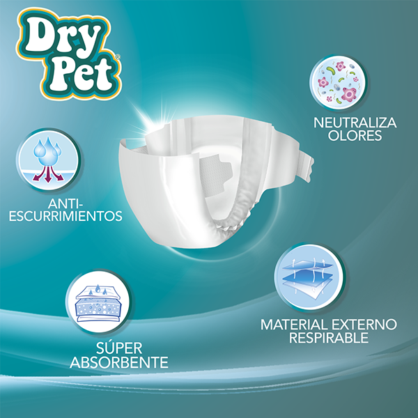 PAÑALES XCH P/PERRO - 12 PZ