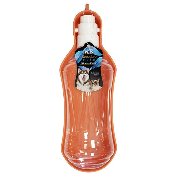 BEBEDERO PORTATIL P/VIAJE 500 ML