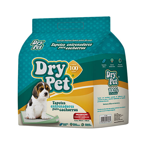 TAPETE ENTRENADOR DRY PET - 100 PZ