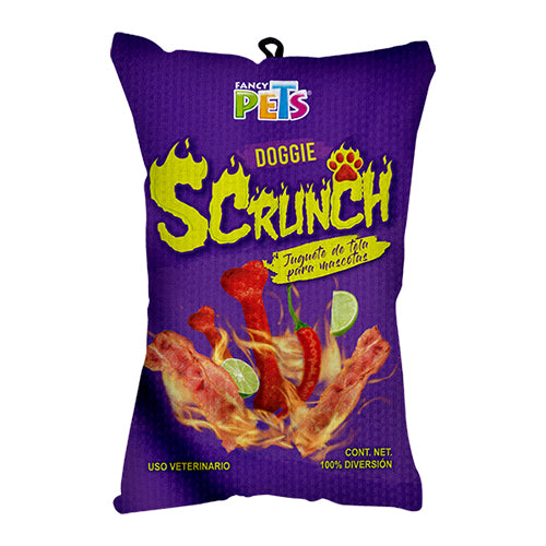 JUGUETE DE TELA DOGGIE SCRUNCH FUEGO