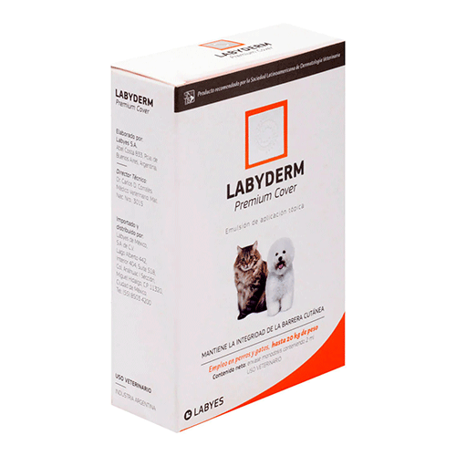 Labyderm Premium Cover 2 ml / Labyes / Ampolleta para reparar el daño en la piel de mascotas