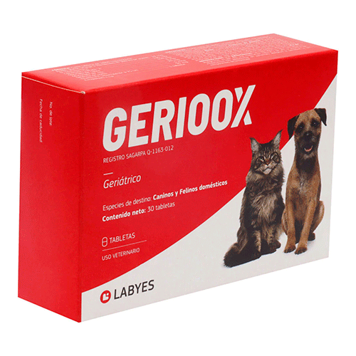 Gerioox / Labyes / Retraso en el proceso de envejecimiento para mascotas