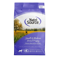 Alimento Super Premium Nutri Source Cachorro Razas Pequeñas y Medianas 5 libras (2.26kg)