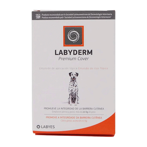 Labyderm Premium Cover 4 ml / Labyes  / Ampolleta para reparar el daño en la piel de mascotas