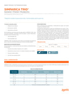 Simparica TRIO brown 40.1-60 kg 3 tabs/ Zoetis/ Antiparasitario que elimina pulgas y garrapatas, parásitos gastrointestinales y previene la enfermedad por gusano del corazón