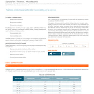 Simparica TRIO brown 40.1-60 kg 1 tab/ Zoetis/ Antiparasitario que elimina pulgas y garrapatas, parásitos gastrointestinales y previene la enfermedad por gusano del corazón