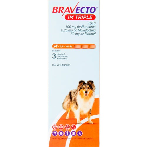 Bravecto 3 M Triple 5 a 10 K