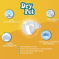 PAÑALES CH P/PERRO - 12 PZ