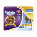 PAÑAL MED P/PERRO - 12 PZ