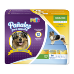 PAÑALES GDE P/PERRO - 12 PZ