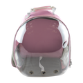 MOCHILA TRANSPARENTE P/MASCOTAS ROSA
