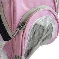 MOCHILA TRANSPARENTE P/MASCOTAS ROSA