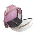 MOCHILA TRANSPARENTE P/MASCOTAS ROSA