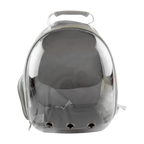 MOCHILA TRANSPARENTE P/MASCOTAS GRIS