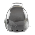 MOCHILA TRANSPARENTE P/MASCOTAS GRIS