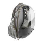 MOCHILA TRANSPARENTE P/MASCOTAS GRIS