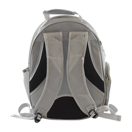MOCHILA TRANSPARENTE P/MASCOTAS GRIS
