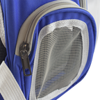 MOCHILA TRANSPARENTE P/MASCOTAS AZUL