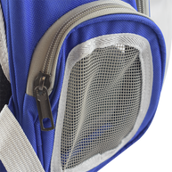 MOCHILA TRANSPARENTE P/MASCOTAS AZUL