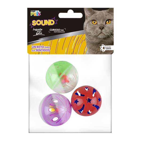 JUGUETE SET DE PELOTAS SOUND - 3 PZ