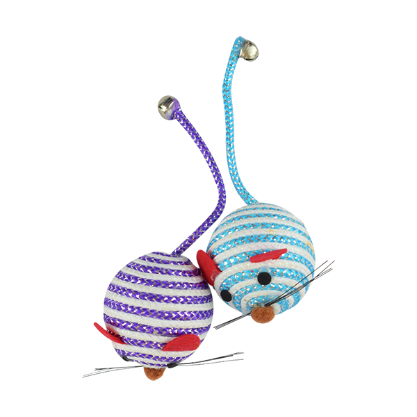 JUGUETE PELOTA DE RATON CATCH - 2 PZ