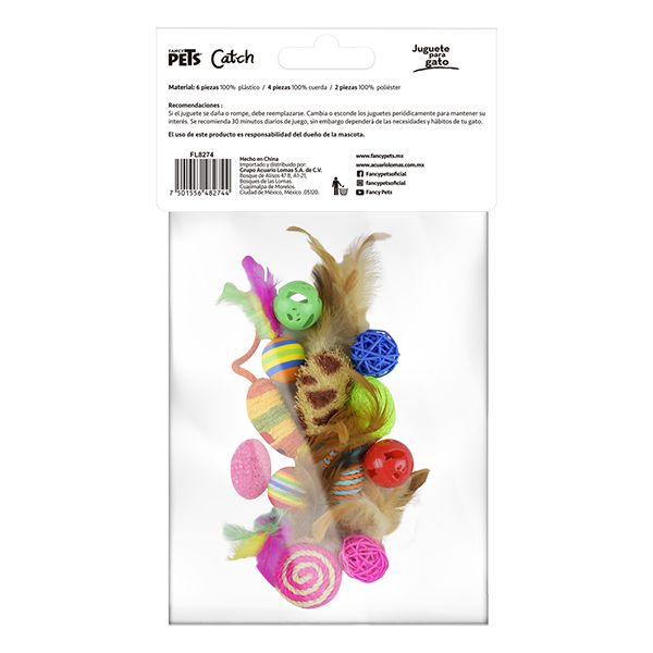 JUGUETE SET SURTIDO CATCH - 12 PZ