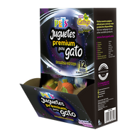 CAJA DE JUGUETES PREMIUM P/GATO - 36 PZAS