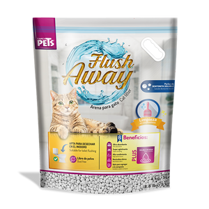 ARENA P/GATO FLUSH AWAY 4 KG
