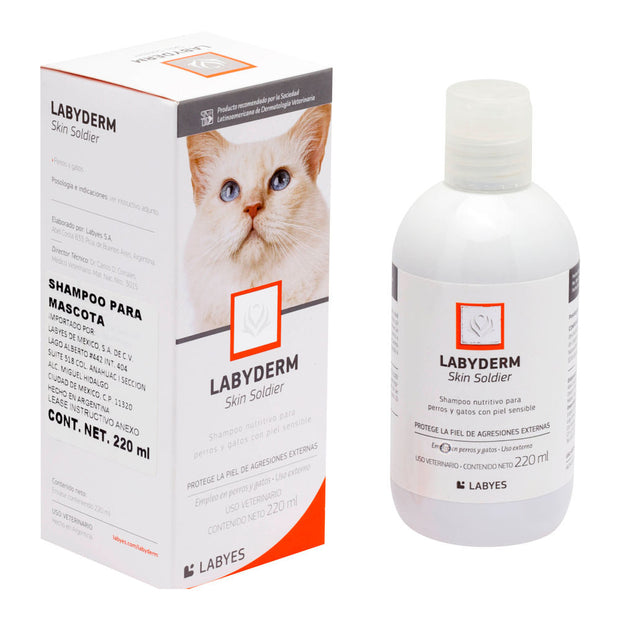 Labyderm Skin Soldier 220 ml / Labyes / Shampoo de estractos vegetales para mascotas