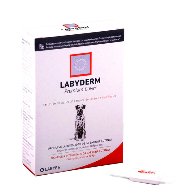 Labyderm Premium Cover 4 ml / Labyes  / Ampolleta para reparar el daño en la piel de mascotas